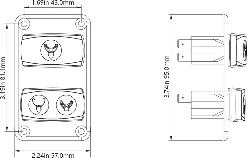 Seaflo Quiet Flush Electric Toilet Smart Marine Toilet